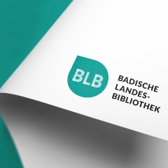 Logodesign: Wort-Bild-Marke BLB Badische Landesbibliothek - Detail