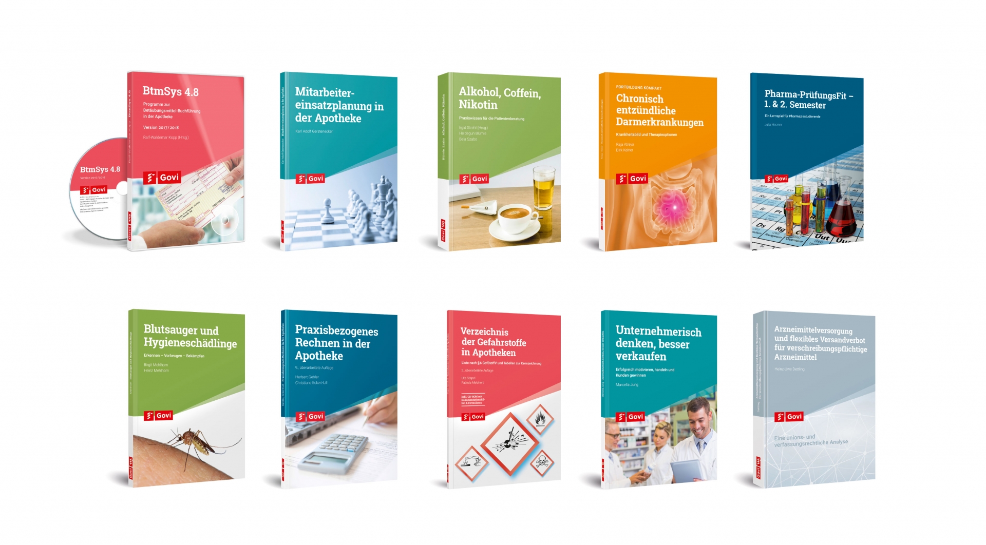 Corporate Design - Govi Verlag - Reihenkonzept Bücher und Medien
