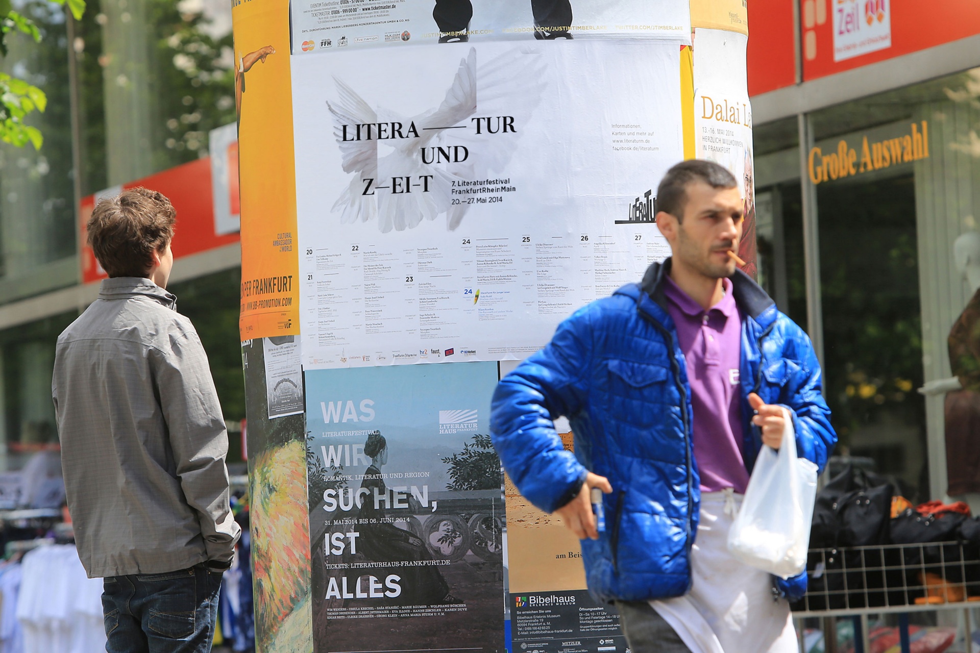 Kulturamt Literaturm Literatur und Zeit Fotografie Plakat