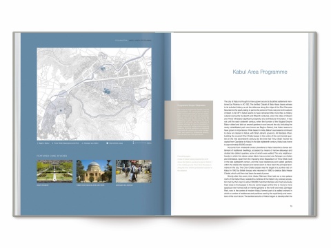 Buchgestaltung - Aga Khan Trust for Culture - The Historic Cities Programme - Innenseite - Doppelseite