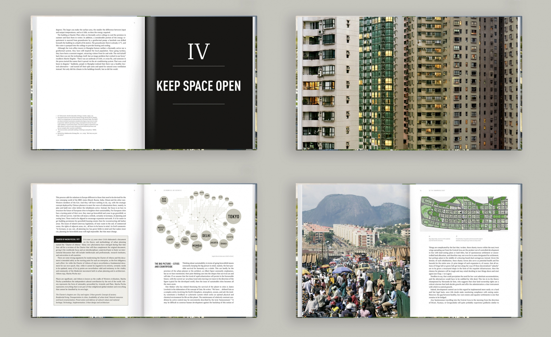 Corporate Publishing - Bildband Albert Speer - Albert Speer - A Manifesto for Sustainable Cities - Doppelseiten