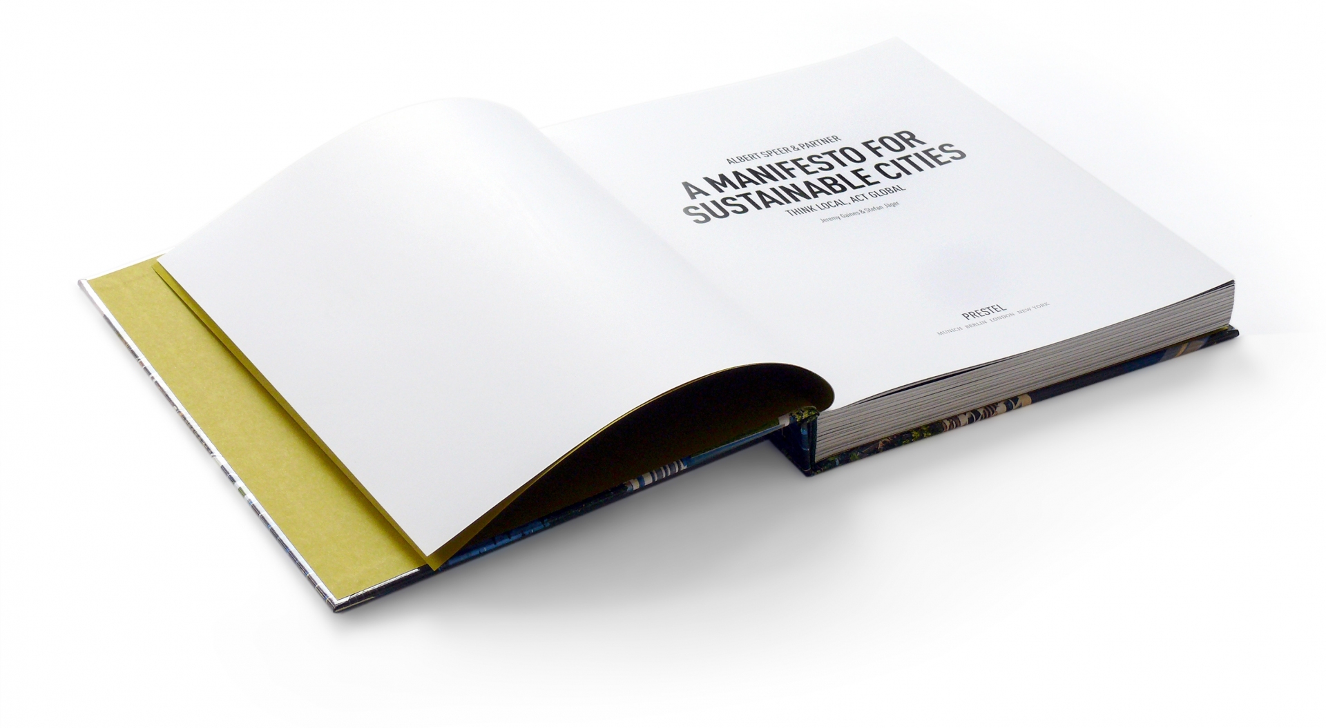 Corporate Publishing - Bildband Albert Speer - Albert Speer - A Manifesto for Sustainable Cities - Doppelseite