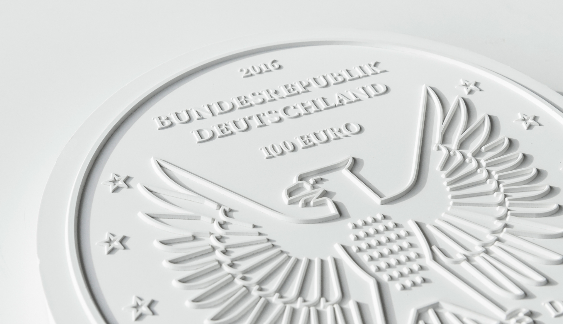 Entwurf für Gedenkmünzen - Bundesministerium der Finanzen -Münster Regensburg - Adler Detail