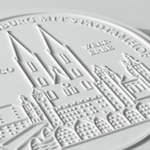 Entwurf für Gedenkmünzen - Bundesministerium der Finanzen -Münster Regensburg - Detail