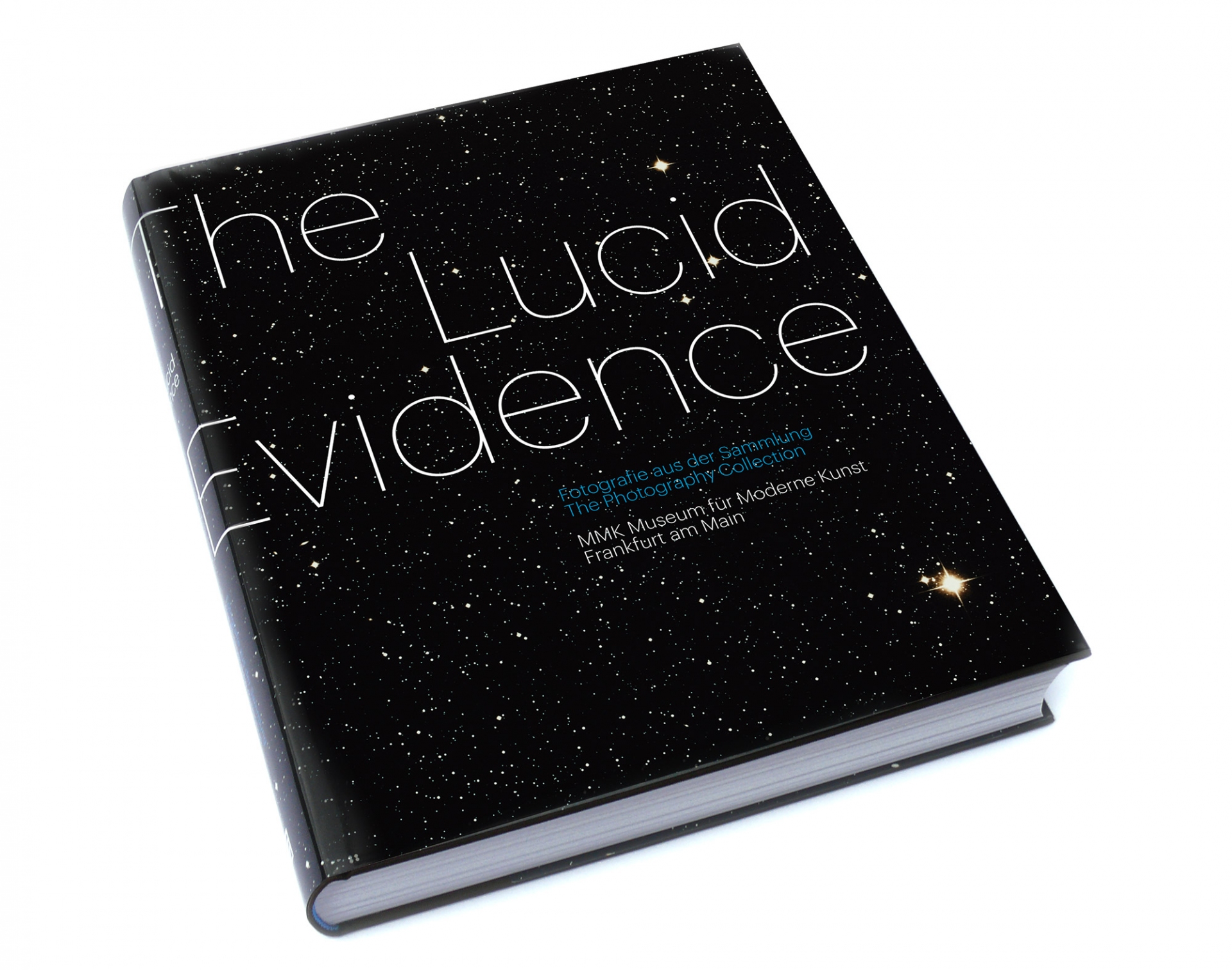 Buchgestaltung Ausstellungskatalog - The Lucid Evidence - Katalog der fotografischen Sammlung - Museum für Moderne Kunst - Umschlag - Cover