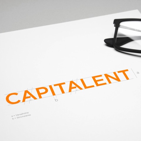 Corporate Design - Capitalent Unternehmensberatung - Logo-Design - Detail