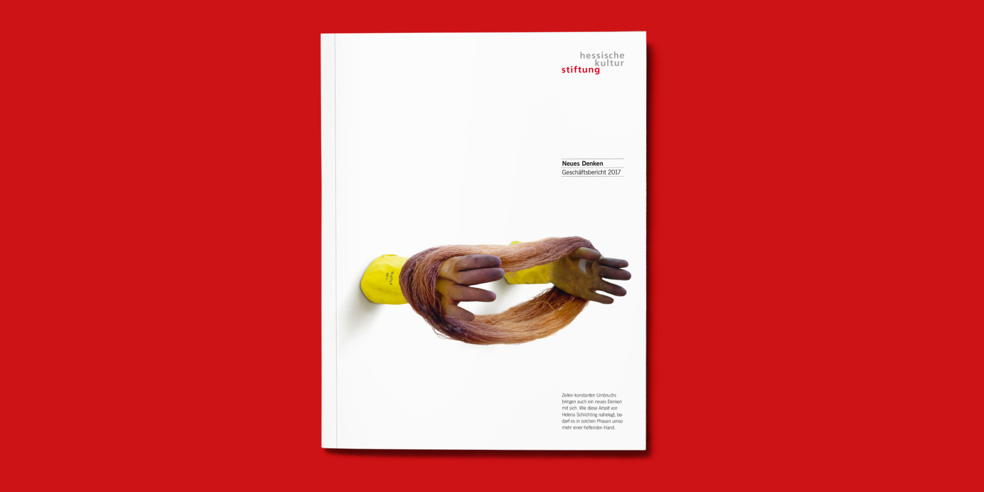 Geschäftsbericht Hessische Kulturstiftung 2017 Cover