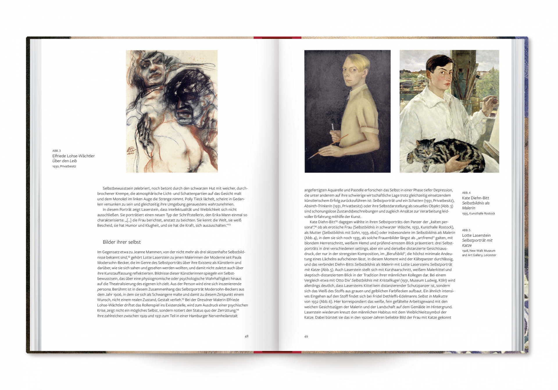 Buchgestaltung - Kataloggestaltung - Lotte Laserstein - Städel Museum - Pressten Verlag - Doppelseiten