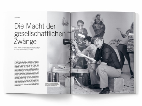 Gestaltung Geschäftsbericht 2018 - Hessische Kulturstiftung - Innenseiten - Doppelseite