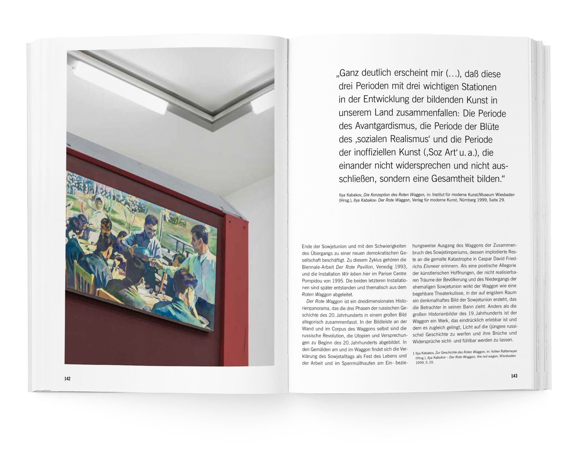 Buchgestaltung Jubiläumsband 30 Jahre Hessische Kulturstiftung Doppelseite