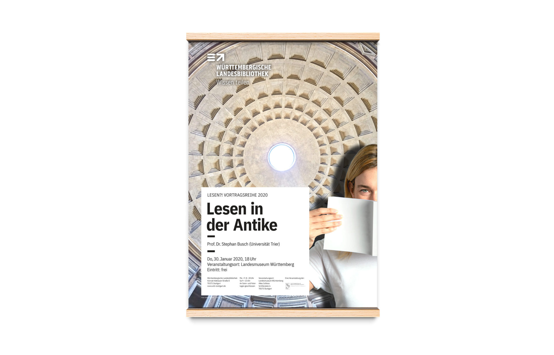 Corporate Design, Plakatreihengestaltung Württembergische Landesbibliothek