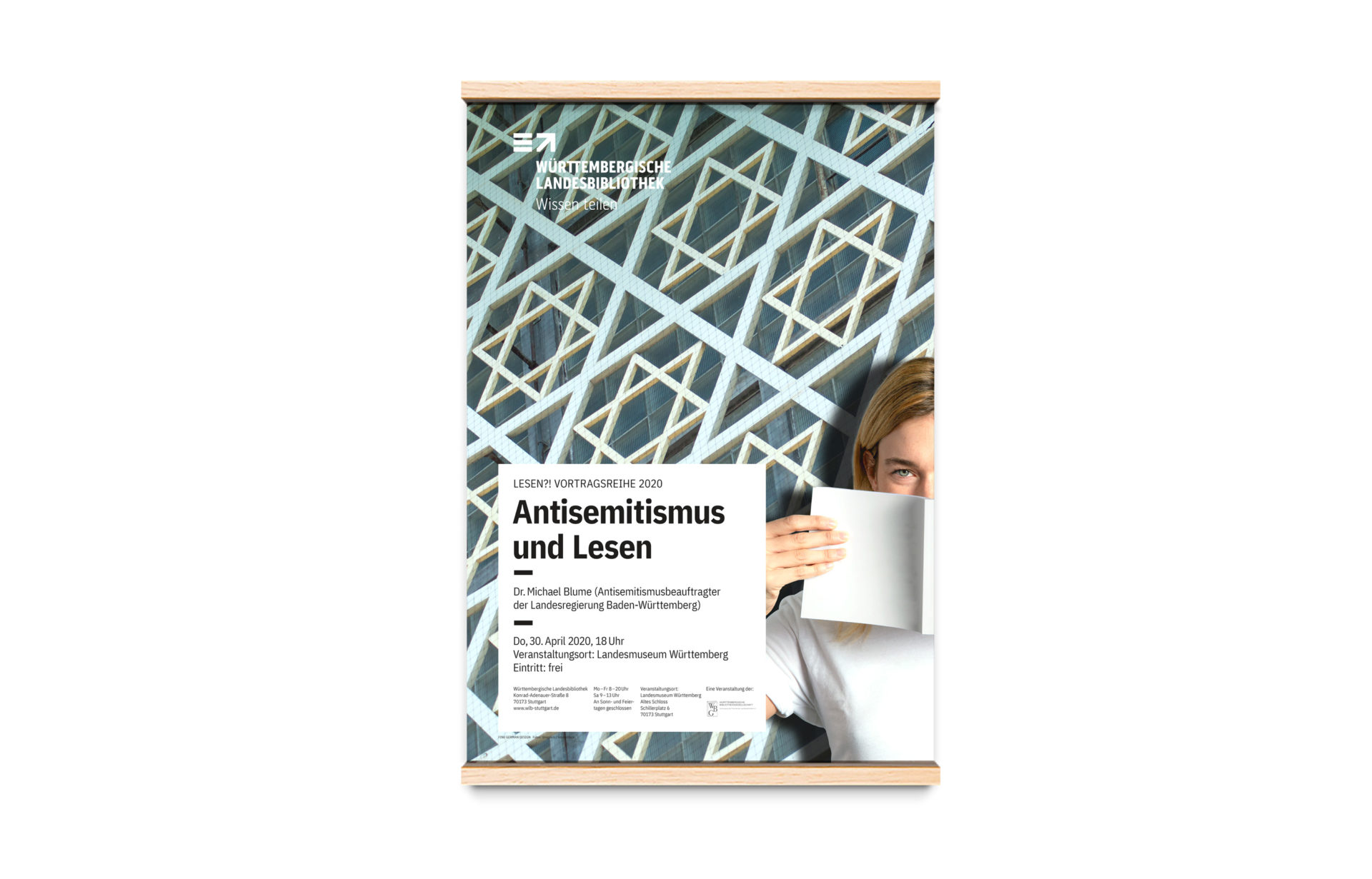 Corporate Design, Plakatreihengestaltung Württembergische Landesbibliothek