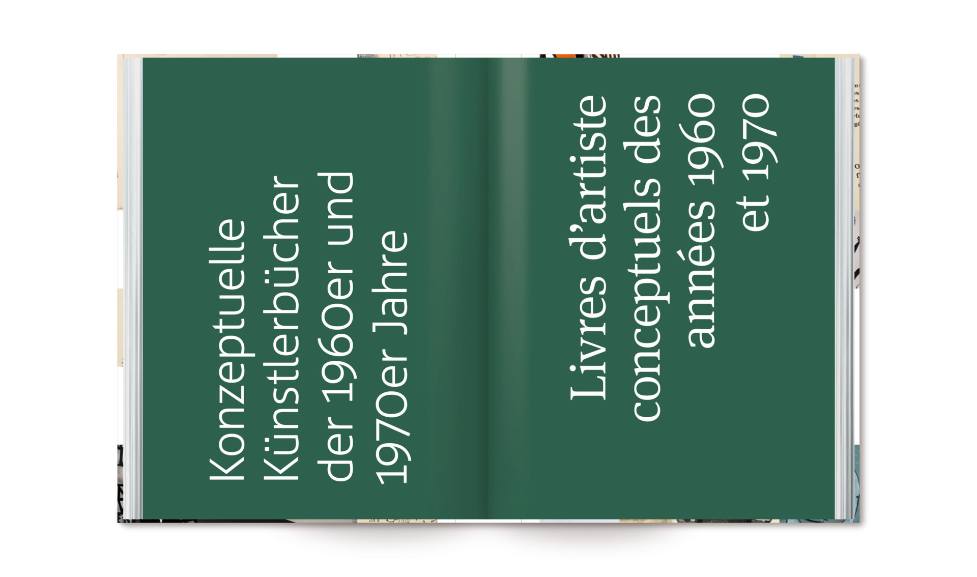 Bibliothèque nationale du Luxembourg Text Doppelseite grün