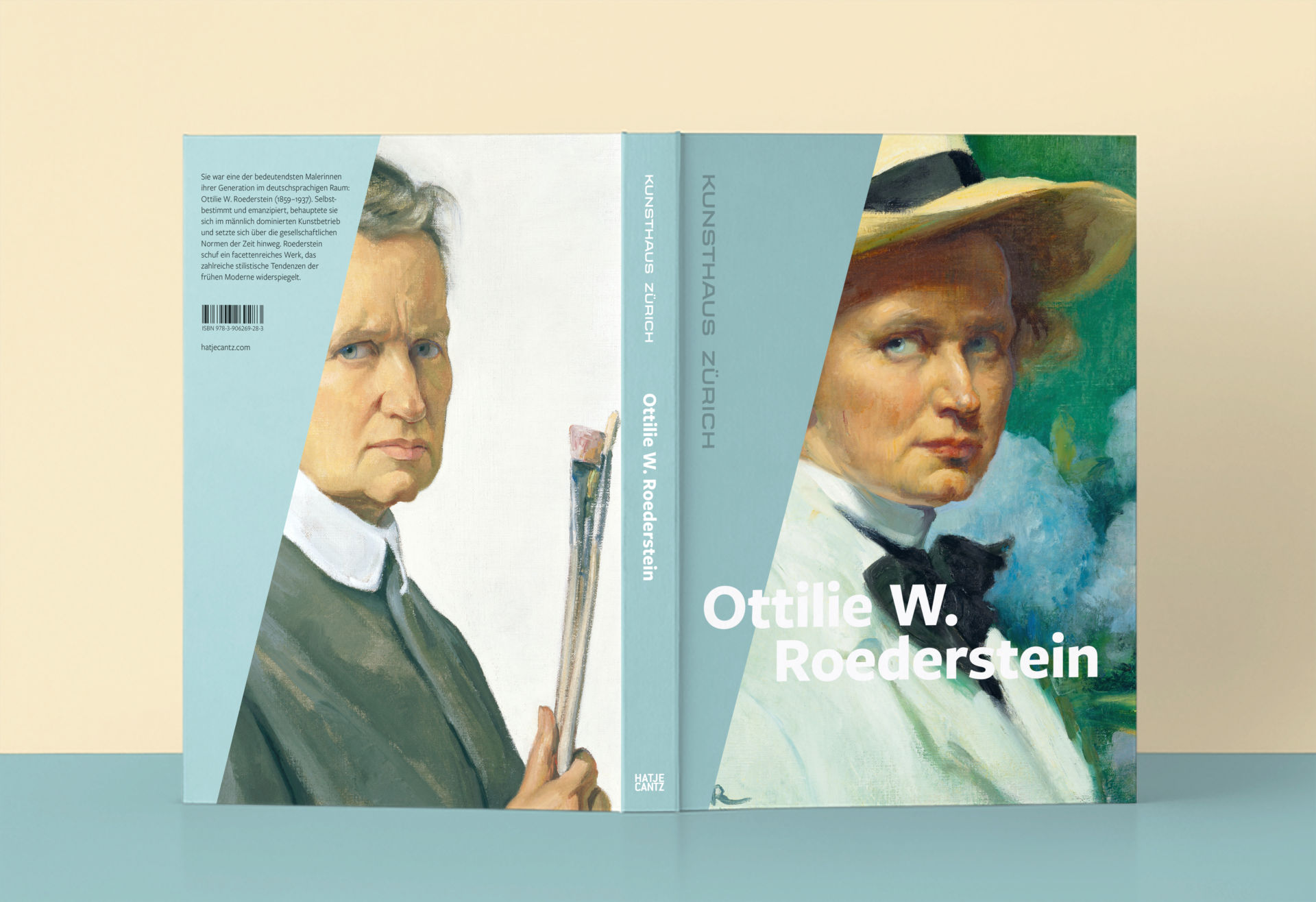 Kunsthaus Zürich Katalog Ausstellung Ottilie W. Roederstein Buchgestaltung Cover